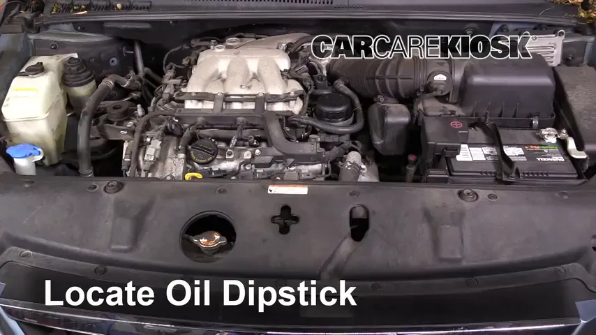 2008 Hyundai Entourage GLS 3.8L V6 Oil Check Oil Level